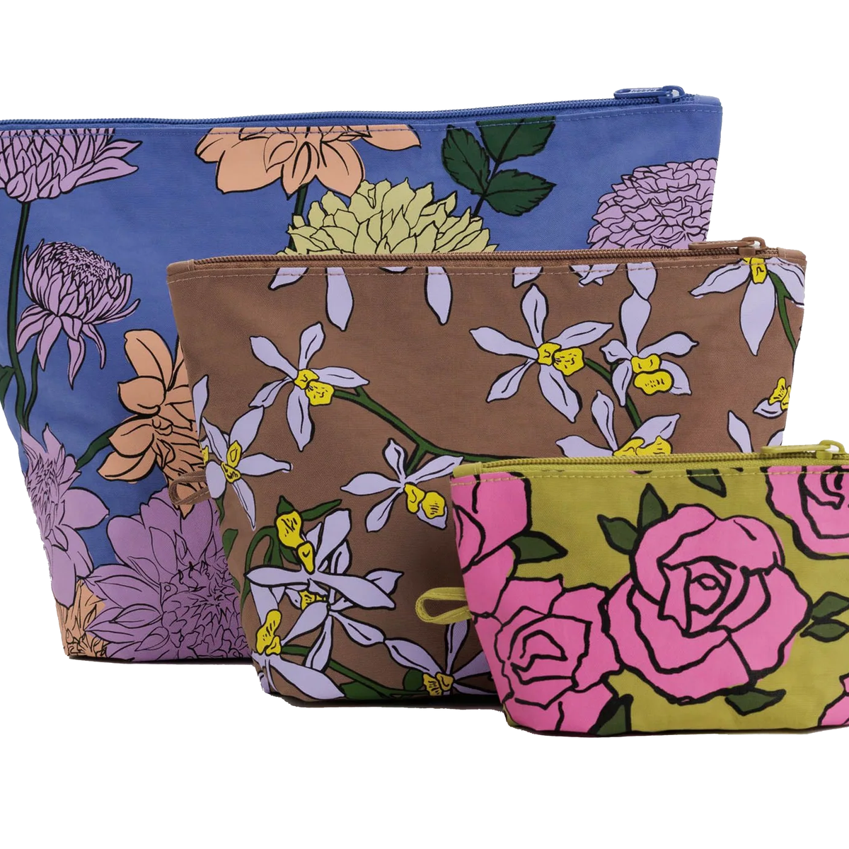 ホットプレート セール Go - Flowers Garden - BAGGU Pouch バッグ - Set バッグ