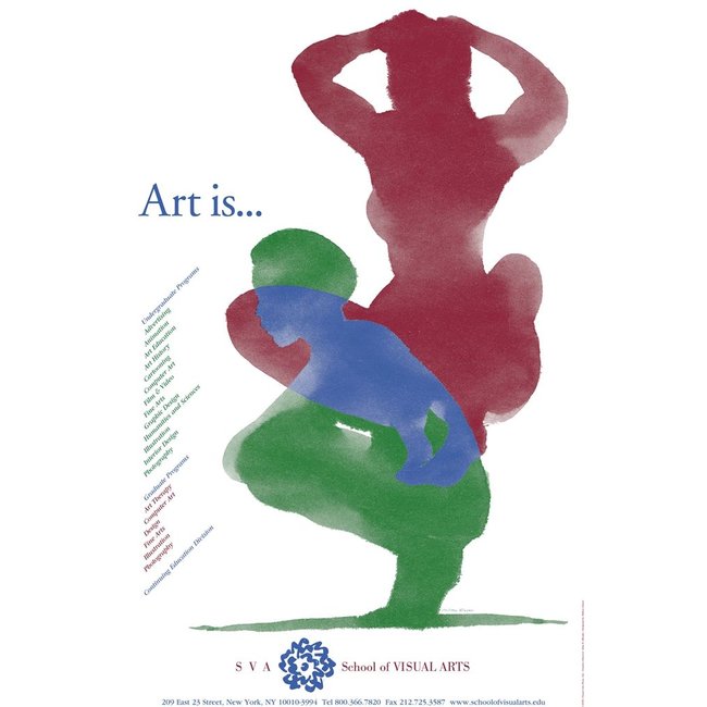 an image of a poster by Milton Glaser