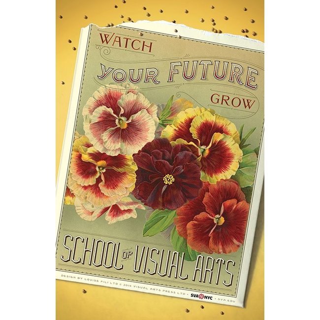 an image of a poster by Louise Fili