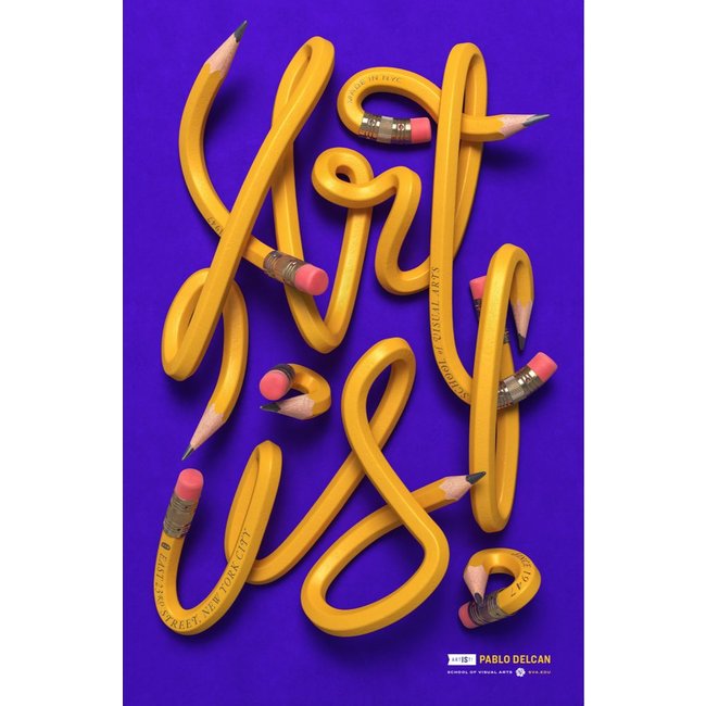 an image of a poster by Pablo Delcan