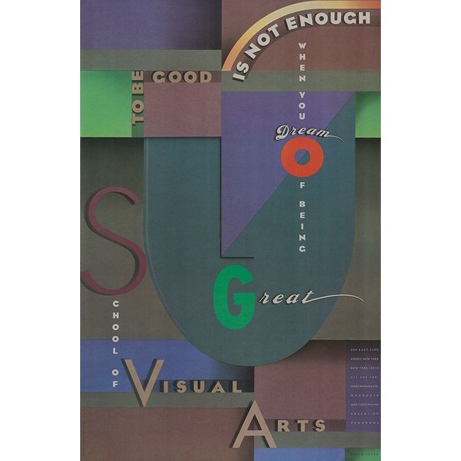 an image of a poster by Paula Scher