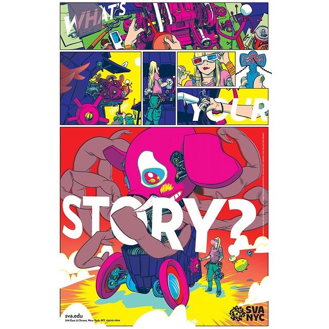 an image of a poster by Nathan Fox