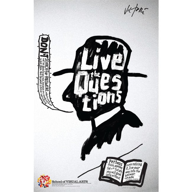 James Victore - Live The Questions – SVA Campus Store