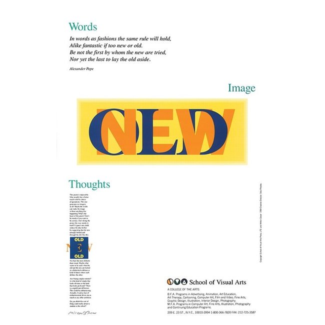 an image of a poster by Milton Glaser