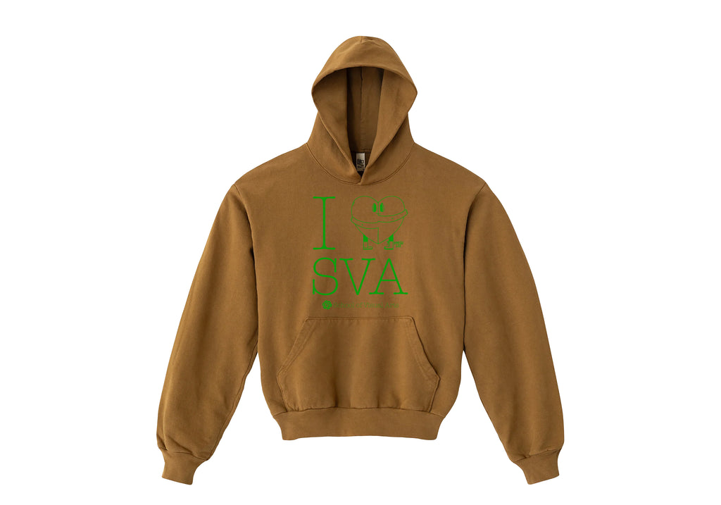 Hyesu Lee's "I Heart SVA" Embroidered Hoodie (Multiple Colors)
