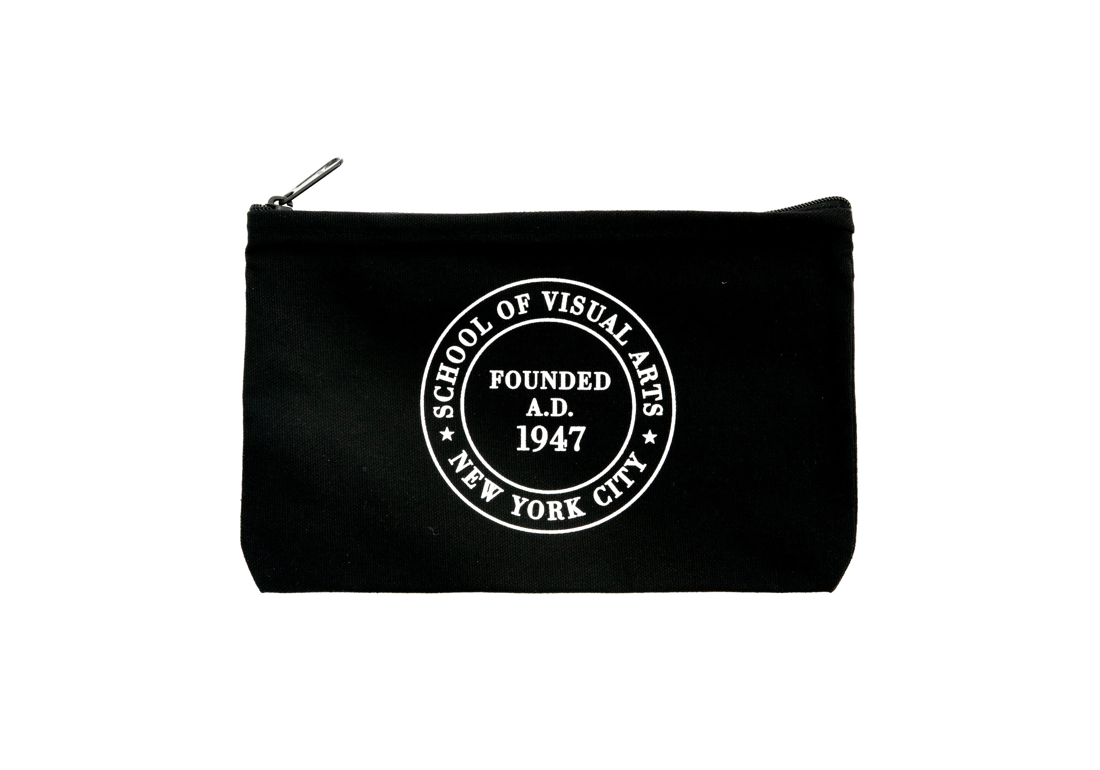 SVA Diploma Seal Zipper Pouch - Black