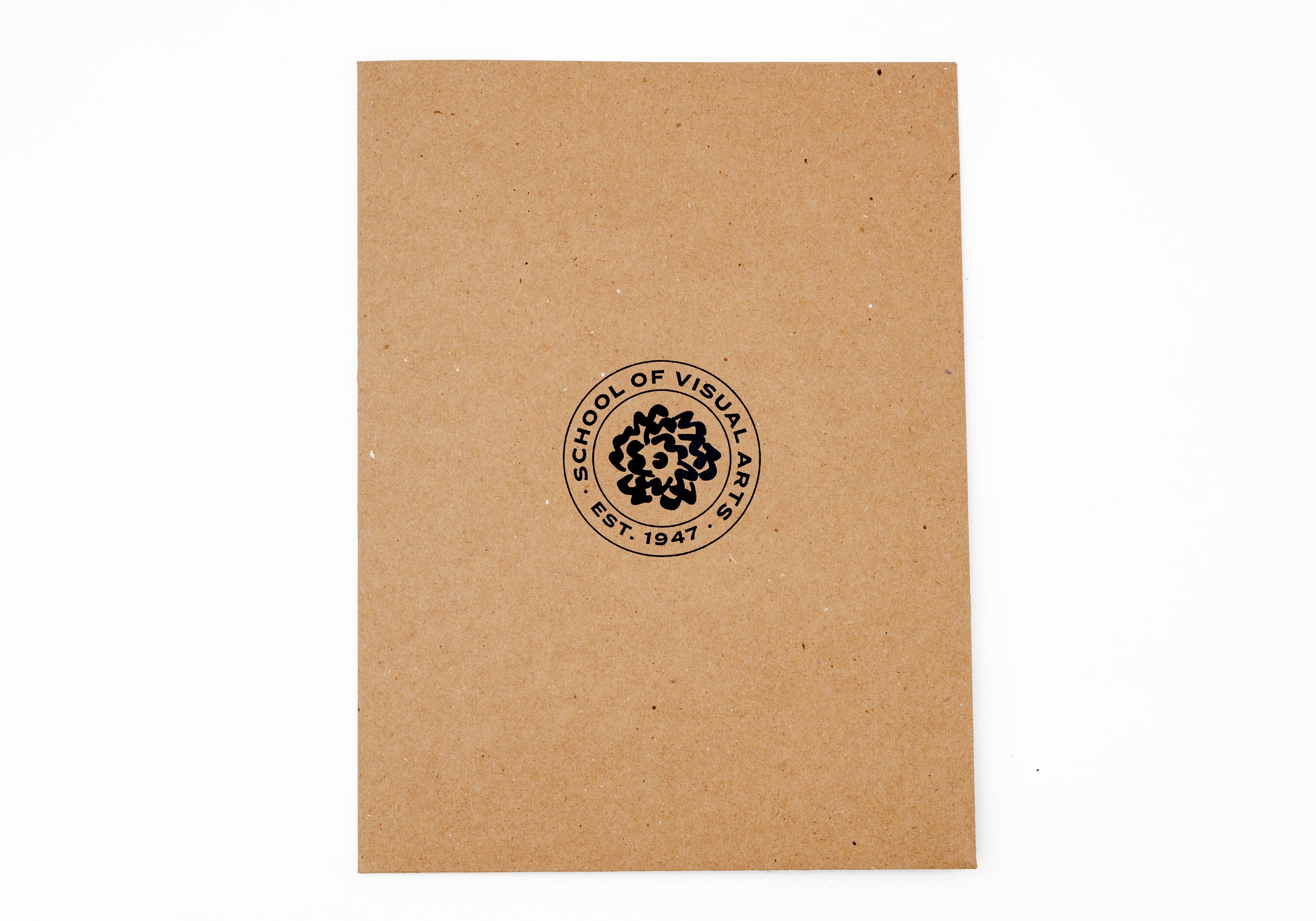 SVA Seal Logo Kraft Two Pocket Folder