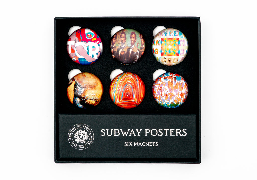 SVA Subway Poster Dome Magnets (Set of 6) - Edition 01