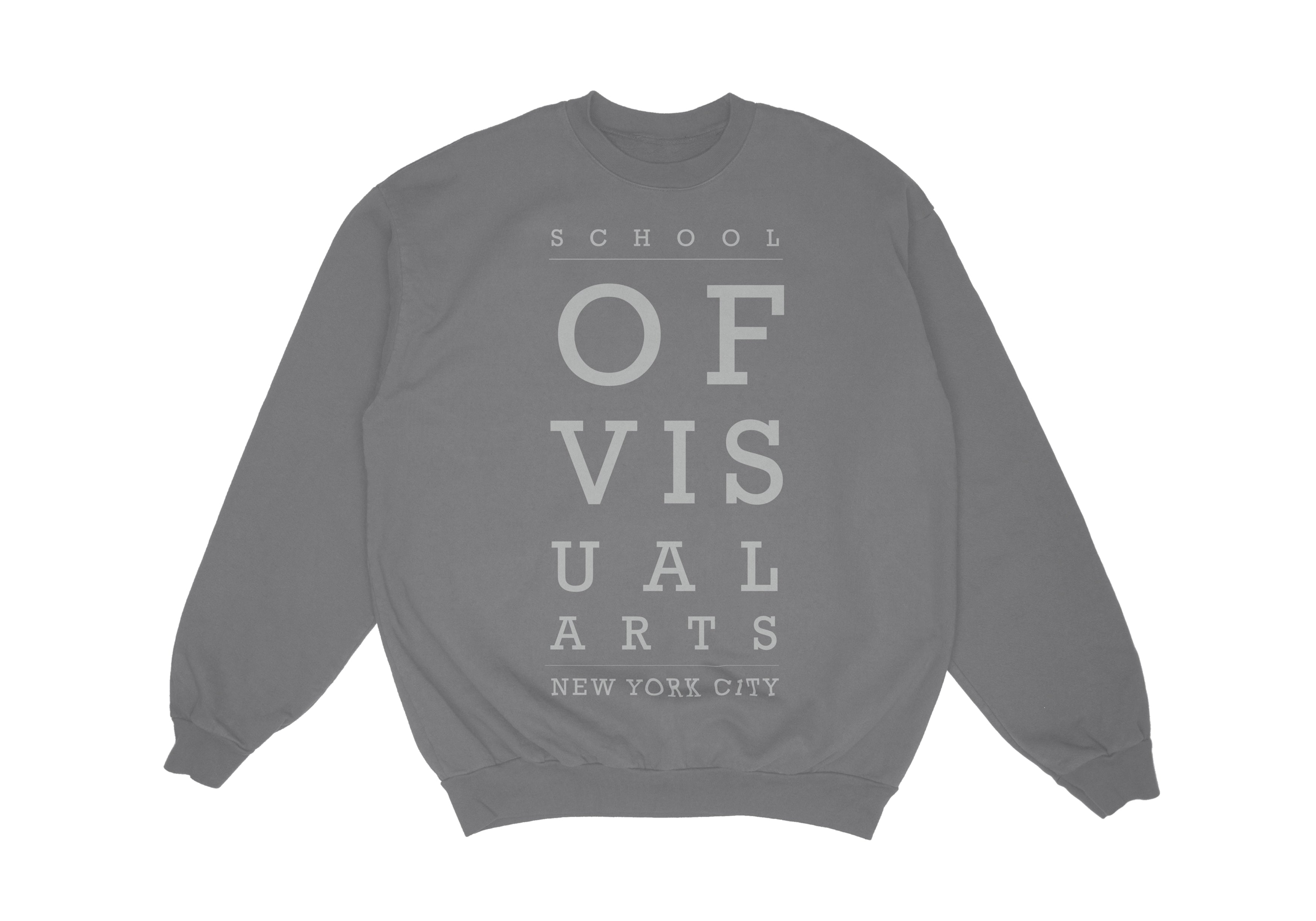 SVA Eyechart Crewneck Sweatshirt (Multiple Colors)