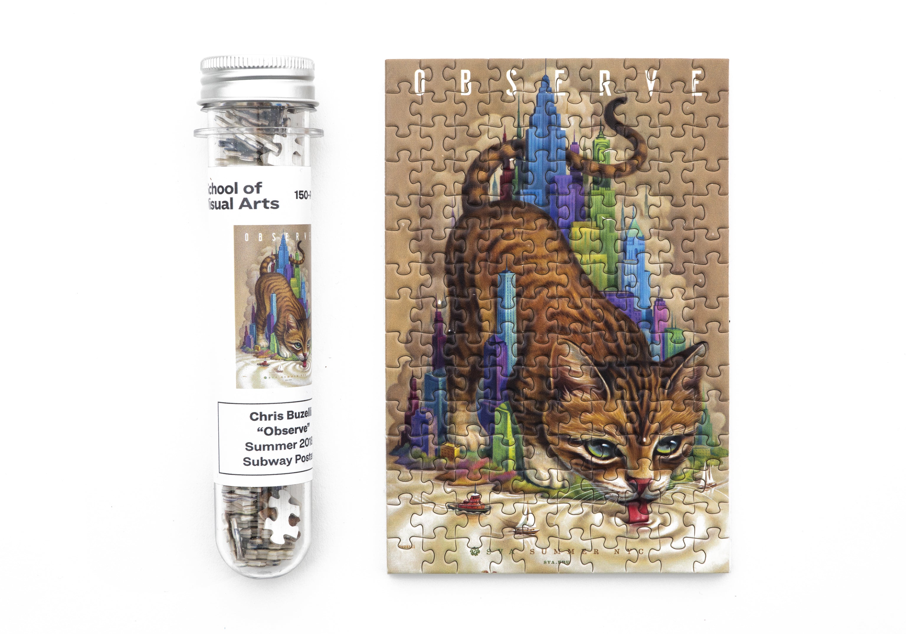 Chris Buzelli "Observe" Mini Puzzle (150 Piece)