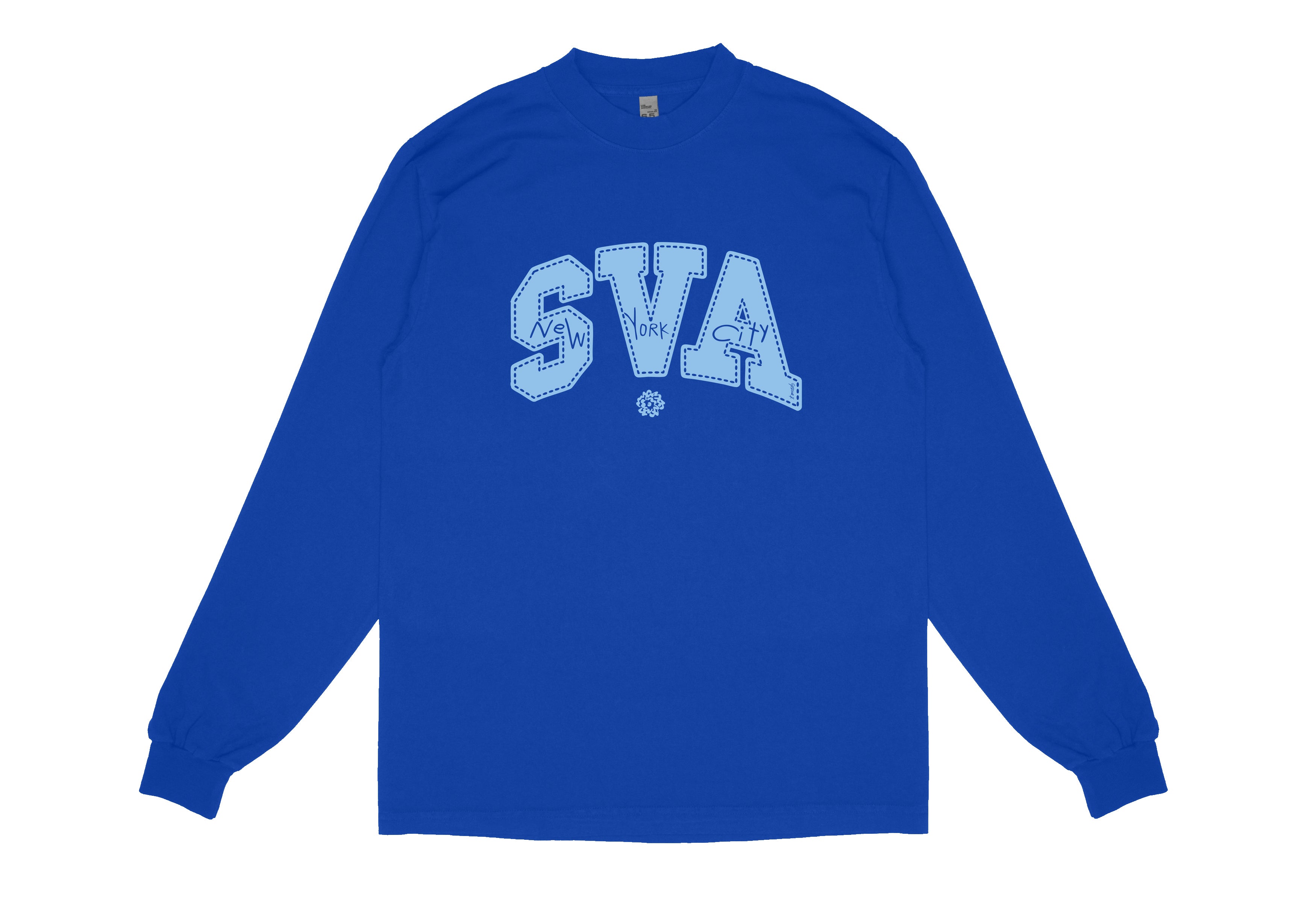 SVA x Mitchell Kwak "Collegiate" Long Sleeve T-Shirt