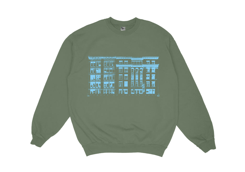 Art Happens Here! Crewneck Sweatshirt (Multiple Colors)
