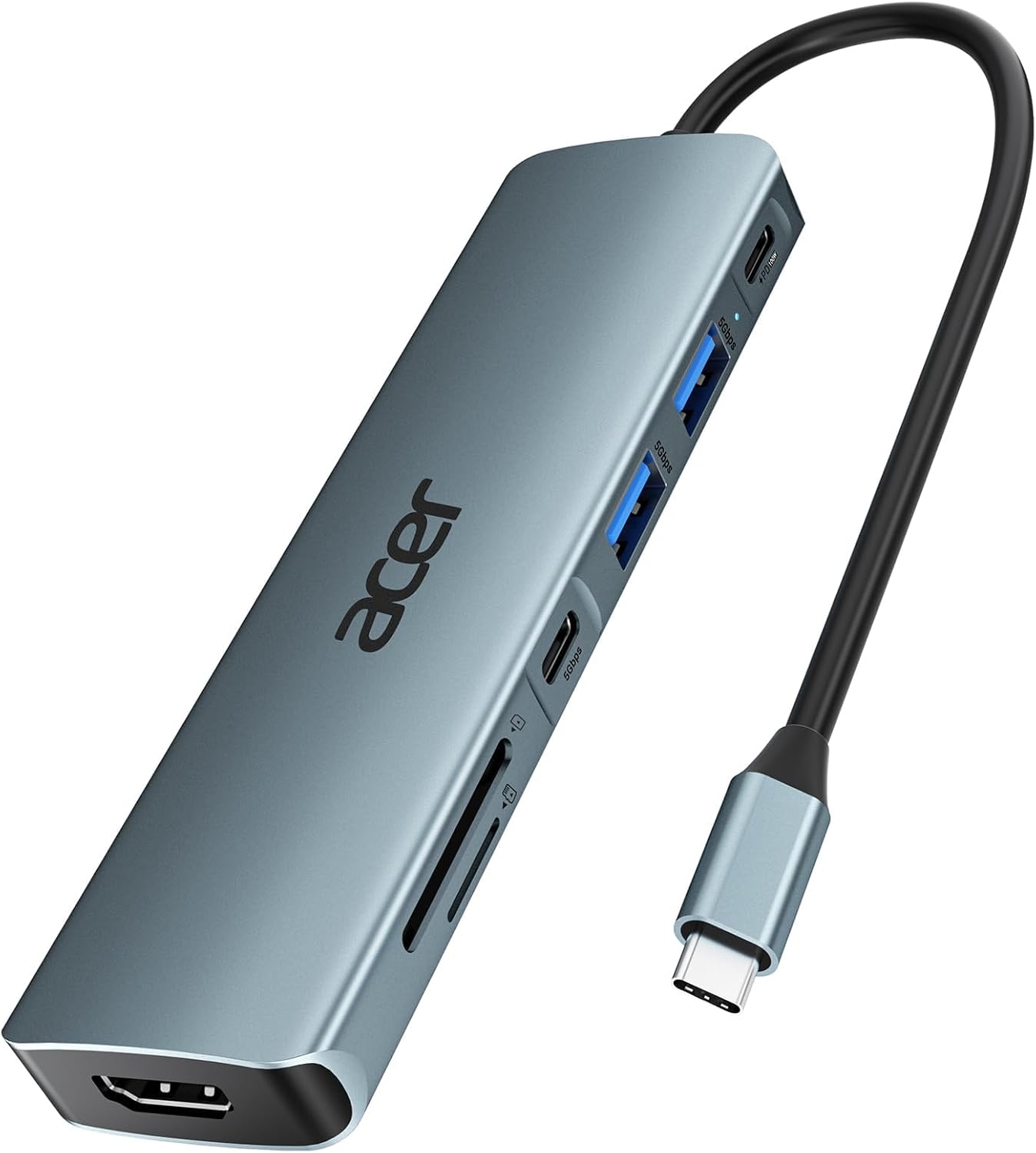 Acer USB-C Hub 7 in 1 Multi-Port Adapter