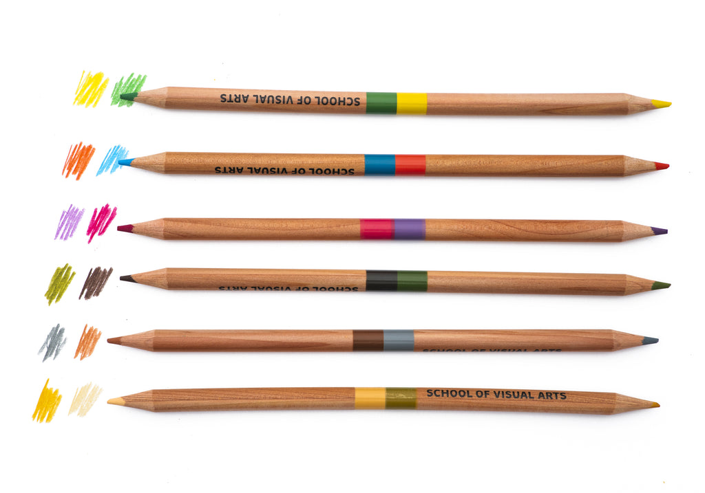 SVA Dual-Colored Pencils - Set of 6