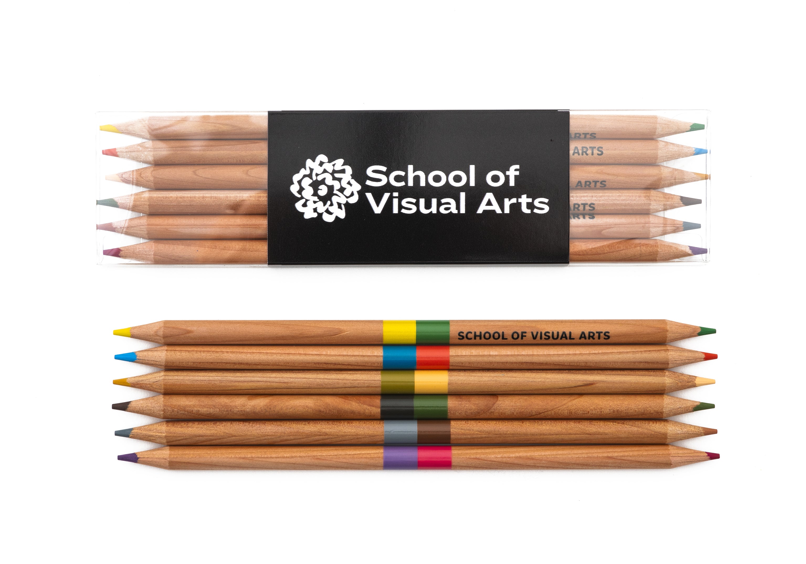 SVA Dual-Colored Pencils - Set of 6