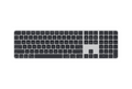 Apple Magic Keyboard with Touch ID + Numeric Keypad - Black Keys - USB-C - Apple Silicon
