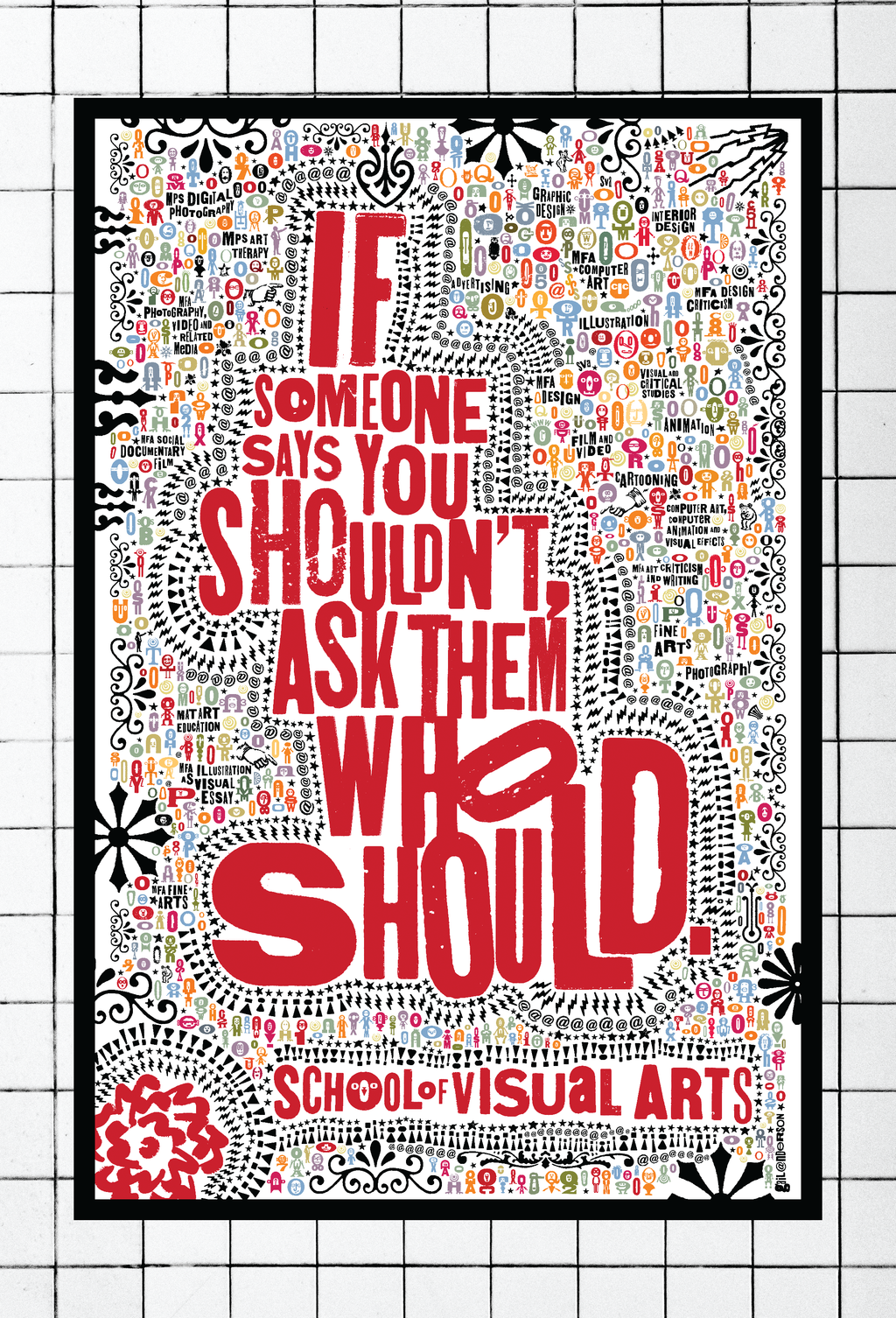 SVA Subway Series Postcard (Multiple Designs)
