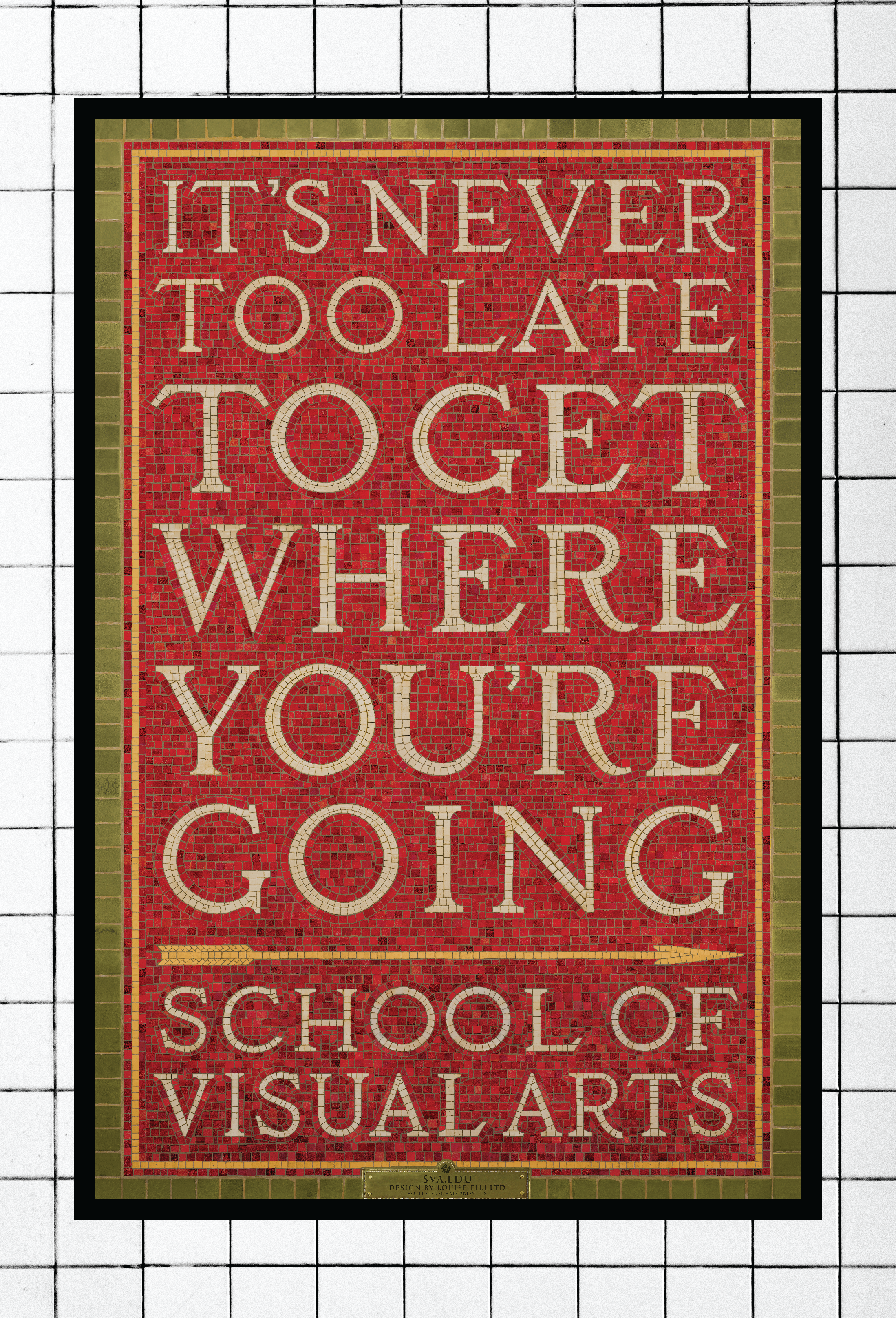 SVA Subway Series Postcard (Multiple Designs)