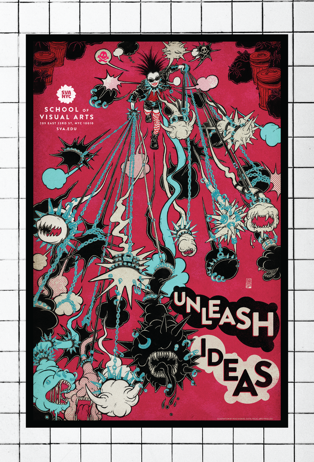 SVA Subway Series Postcard (Multiple Designs)