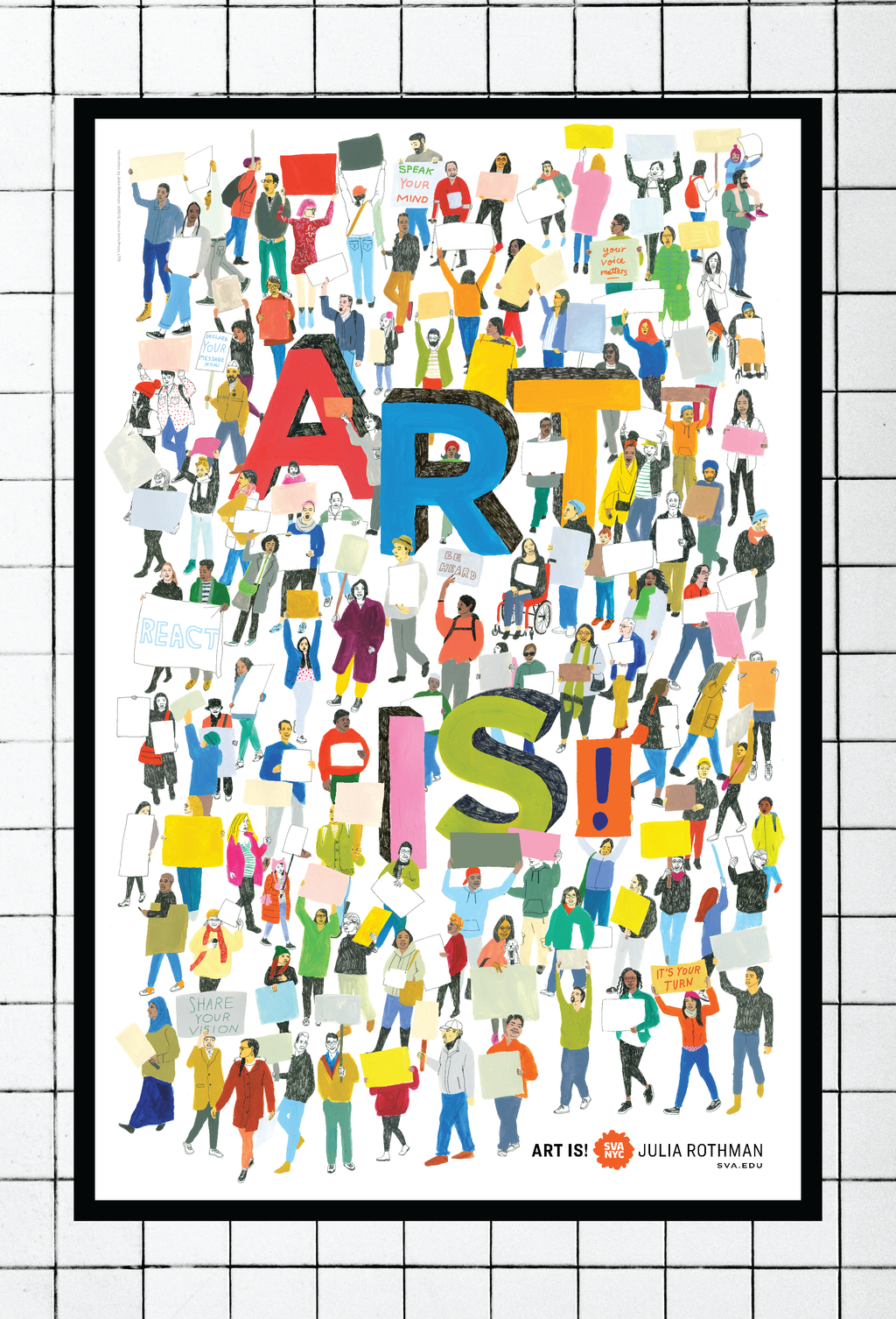 SVA Subway Series Postcard (Multiple Designs)