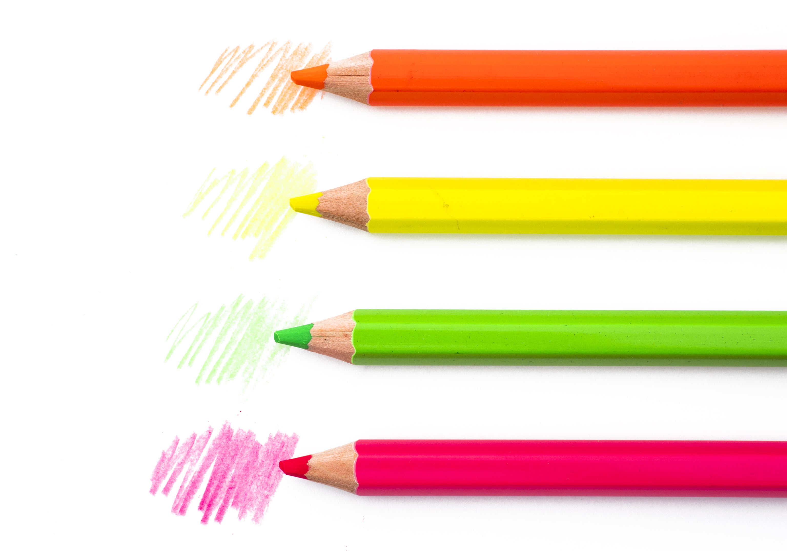 SVA Fluorescent Colored Pencils - Set of 4