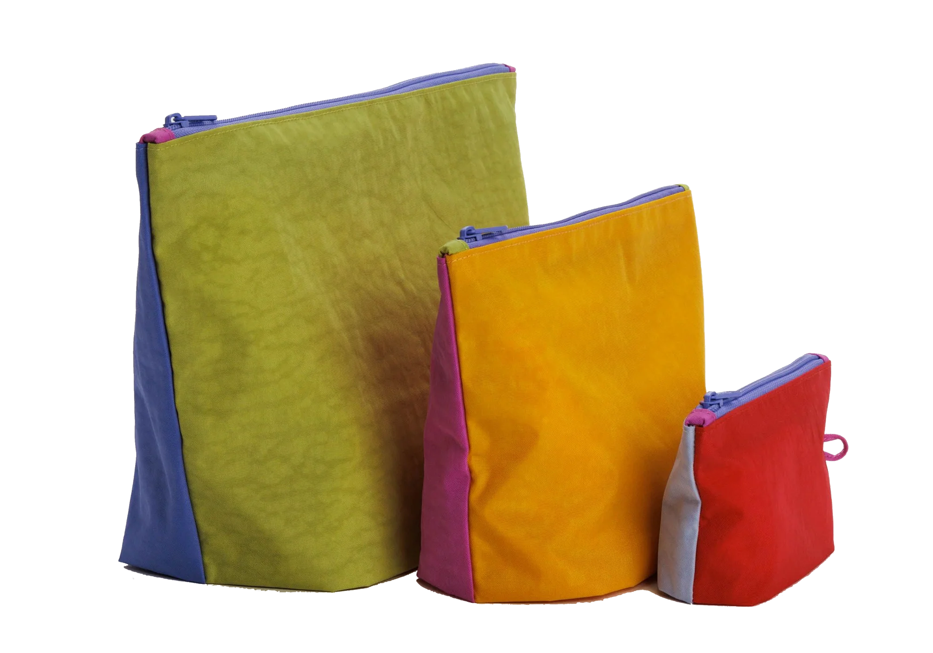 【NEW限定品】 BAGGU - Store Campus SVA – Set Pouch Go - Colorblock Vacation バッグ