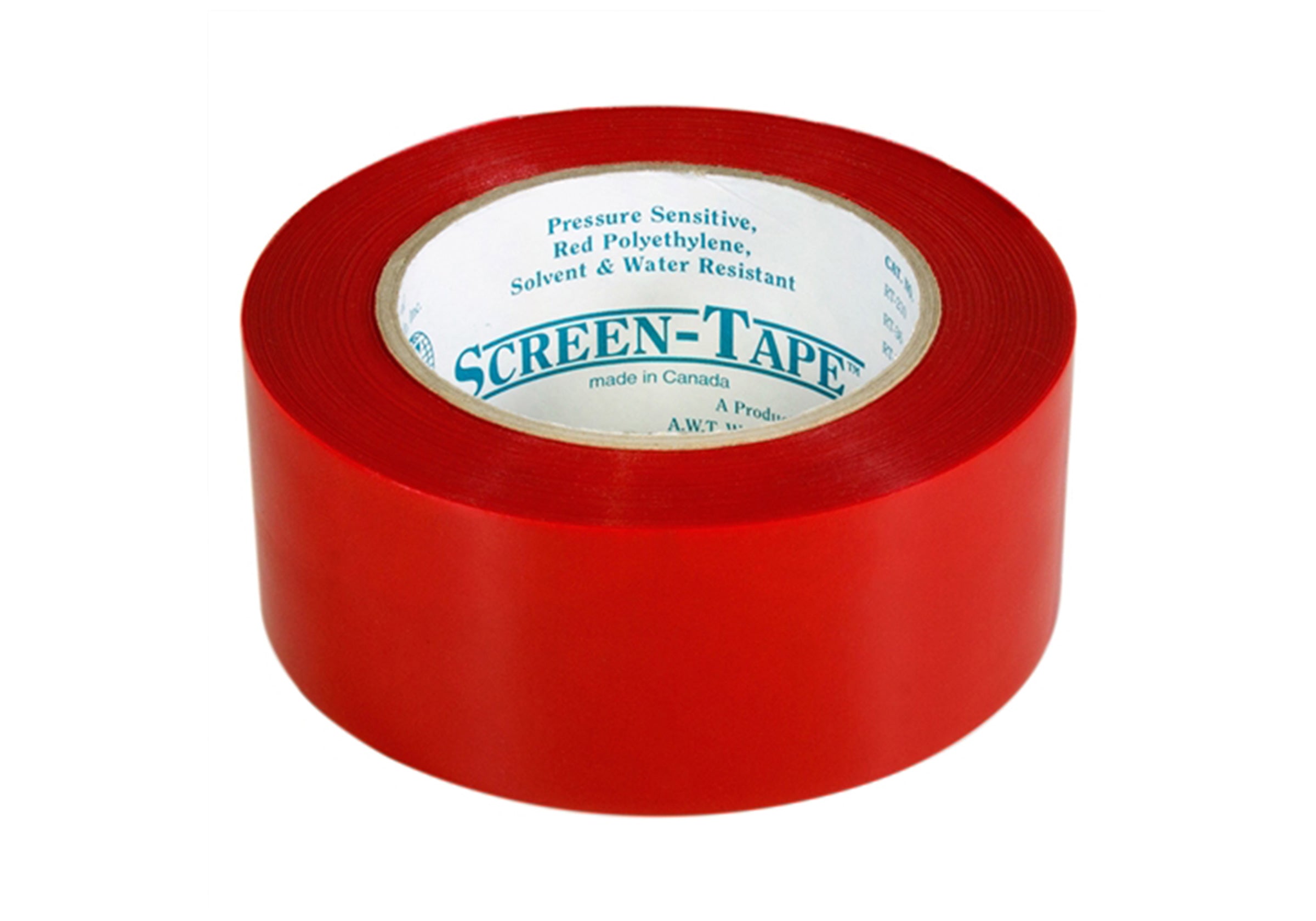 Screen Printing Tape - 2"x36 Yard RED Solvent and Water Resistant Tape