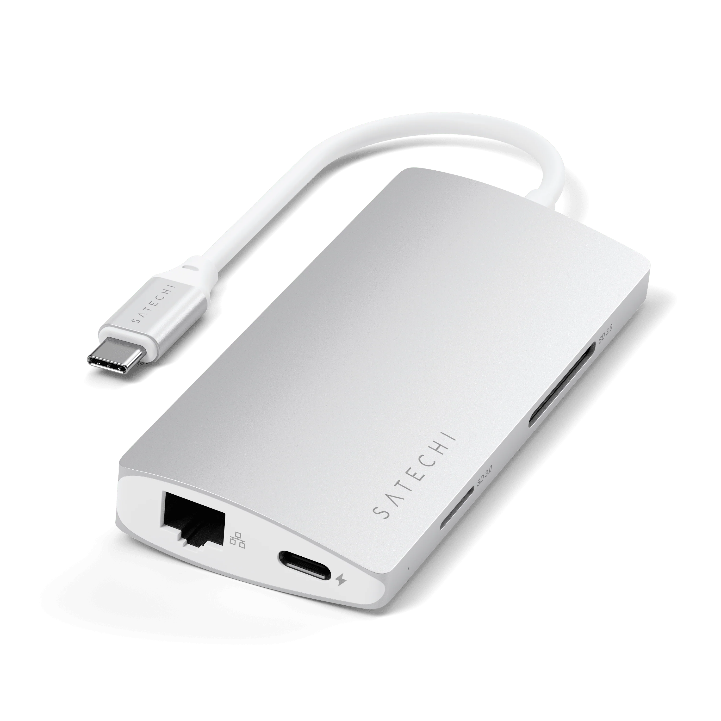 Satechi Type-C Multi-Port Adapter 4K with Ethernet V2 (Multiple Colors)