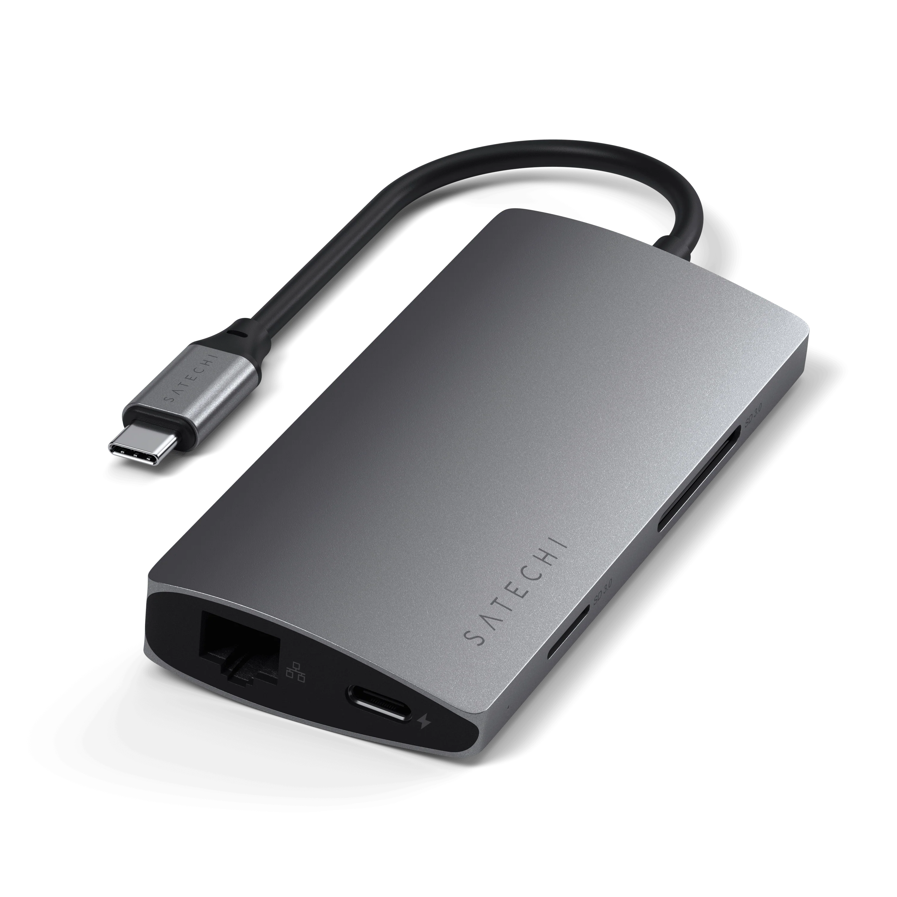 Satechi Type-C Multi-Port Adapter 4K with Ethernet V2 (Multiple Colors)