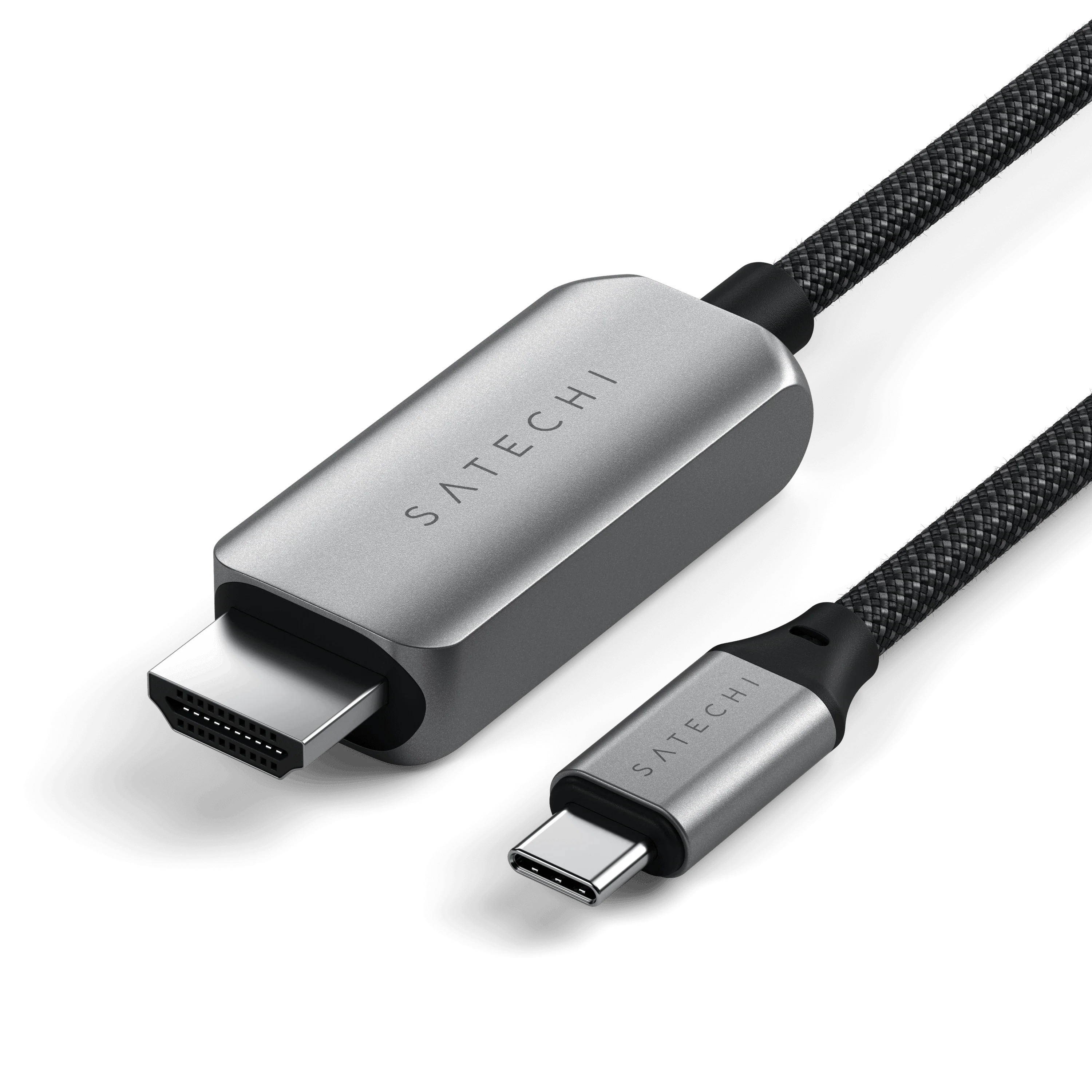 Satechi USB-C to HDMI 2.1 8K Cable Space Gray
