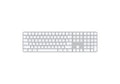 Apple Magic Keyboard with Touch ID + Numeric Keypad - White Keys - Lightning - Apple Silicon