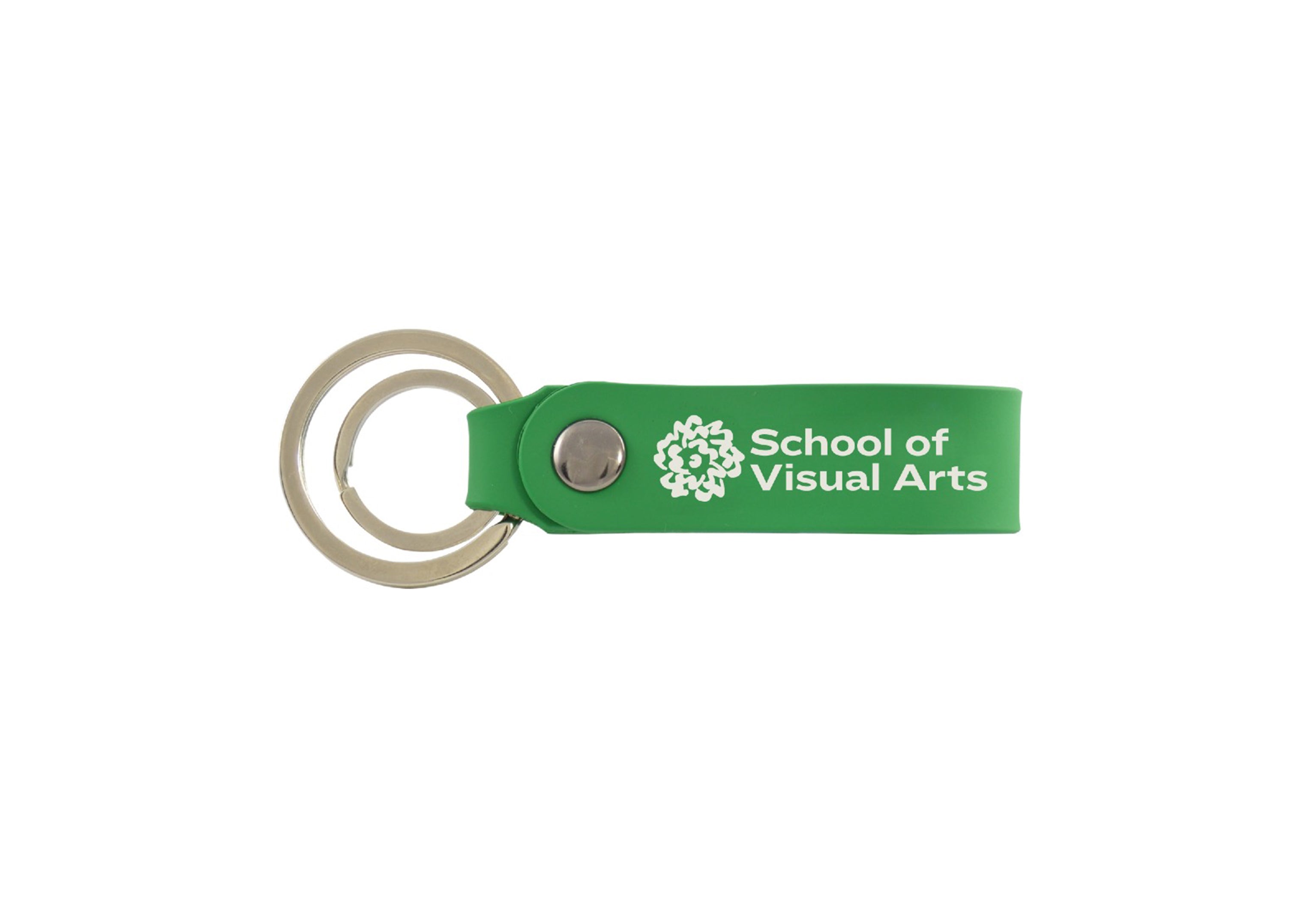 SVA Ringside Logo Silicone Double Ring Snap Key Chain