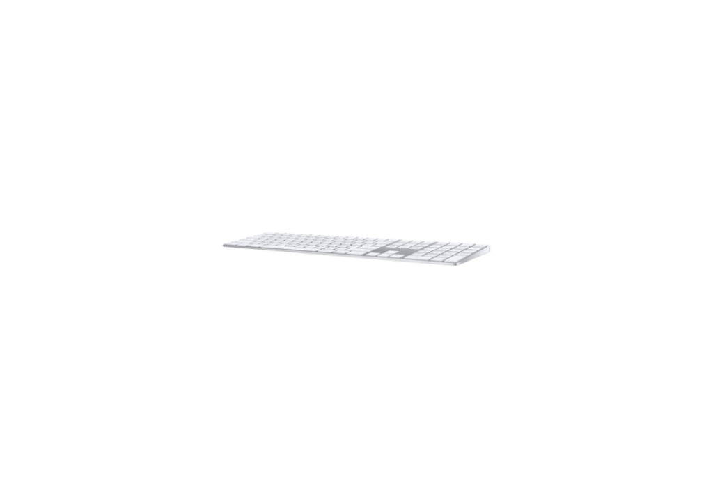Apple Magic Keyboard with Numeric Keypad - White Keys - Lightning
