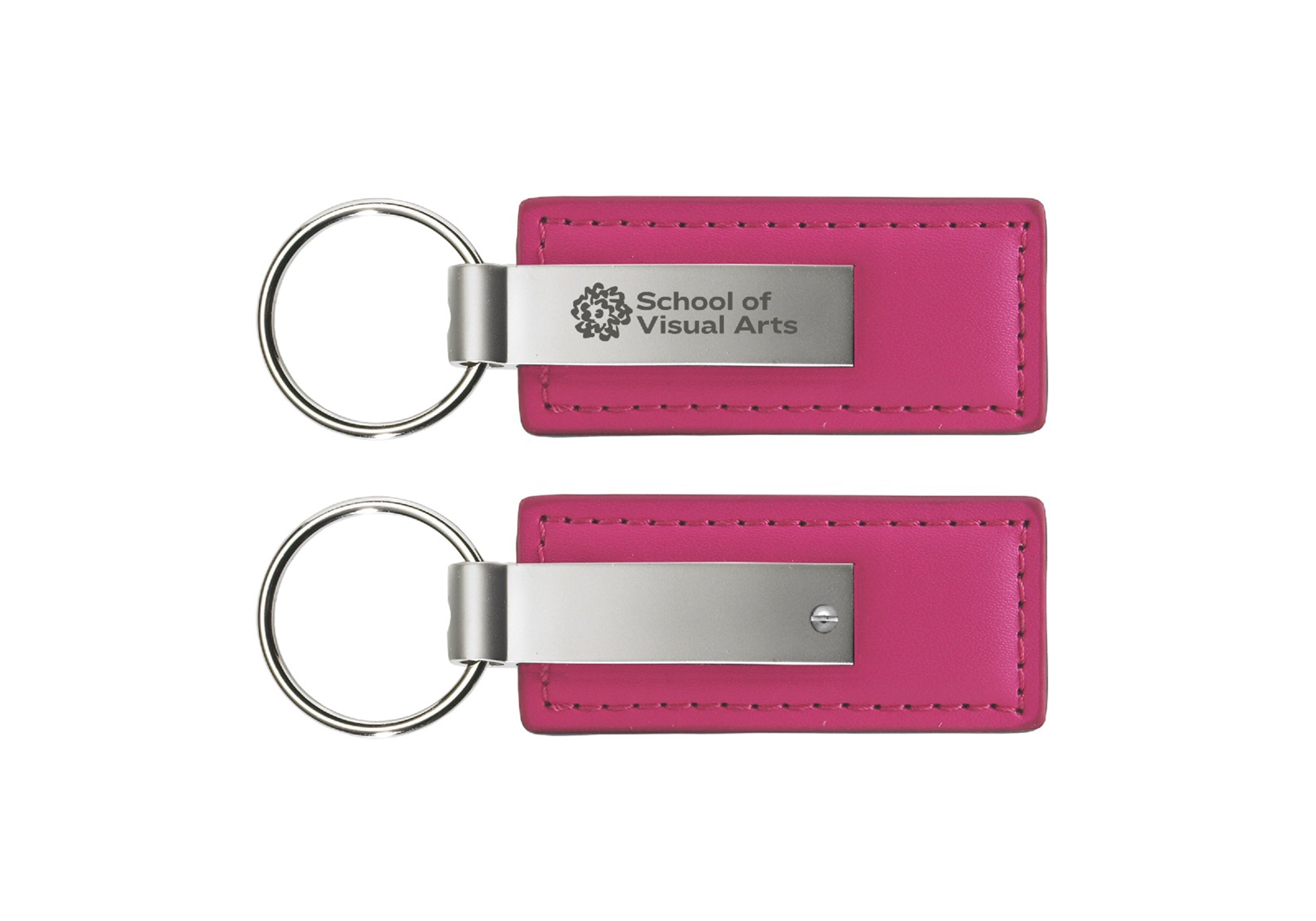 SVA Ringside Logo Leather and Metal Key Chain (Multiple Colors)