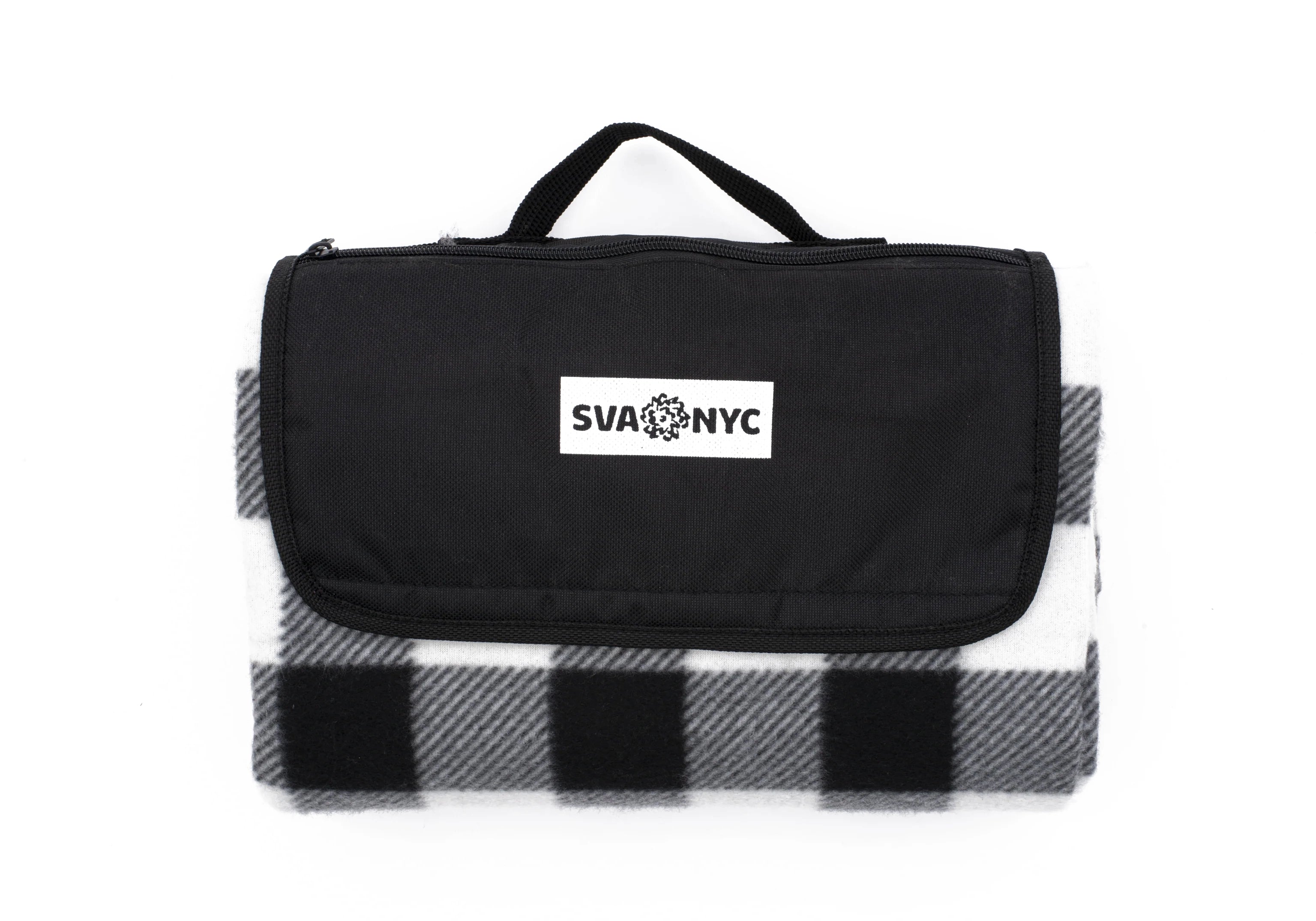 SVA Picnic Blanket - Black and White Check