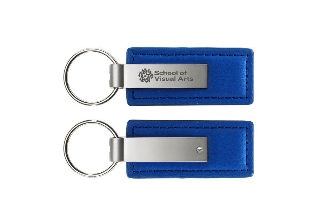 SVA Ringside Logo Leather and Metal Key Chain (Multiple Colors)