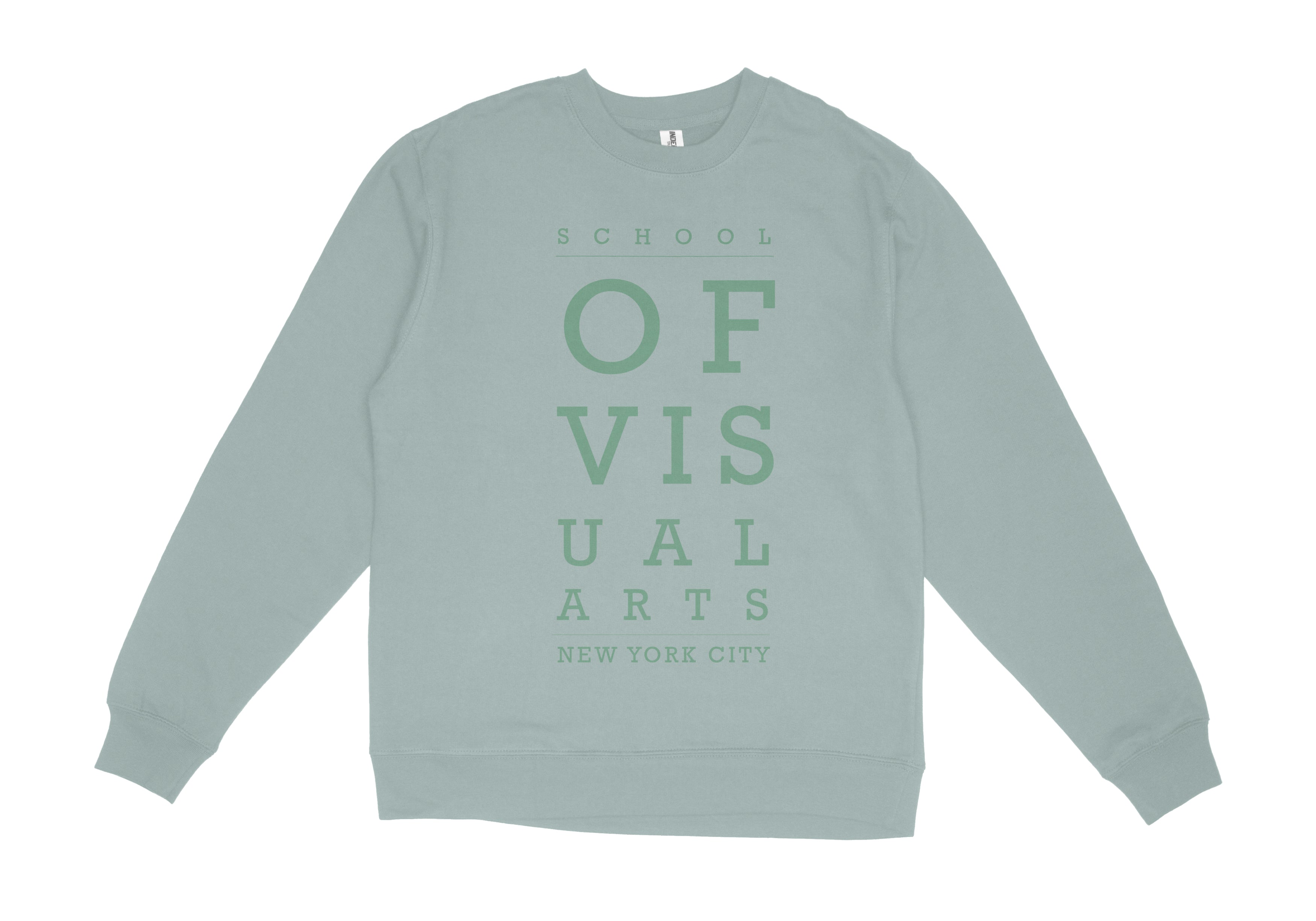 SVA Eyechart Crewneck Sweatshirt (Multiple Colors)