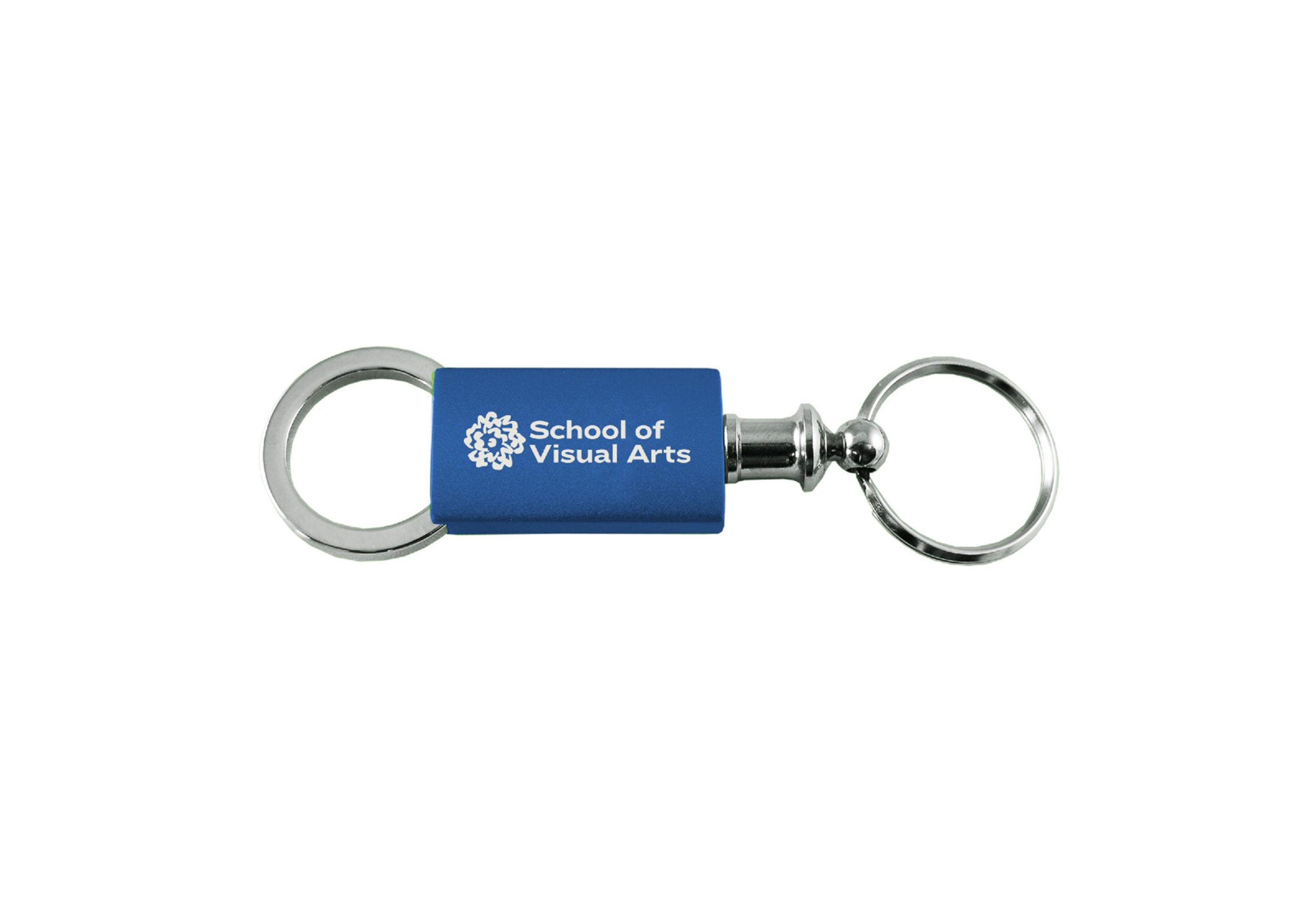 SVA Ringside Logo Anodized Valet Key Chain (Multiple Colors)