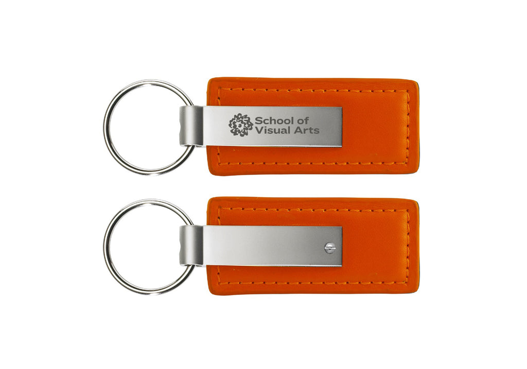 SVA Ringside Logo Leather and Metal Key Chain (Multiple Colors)