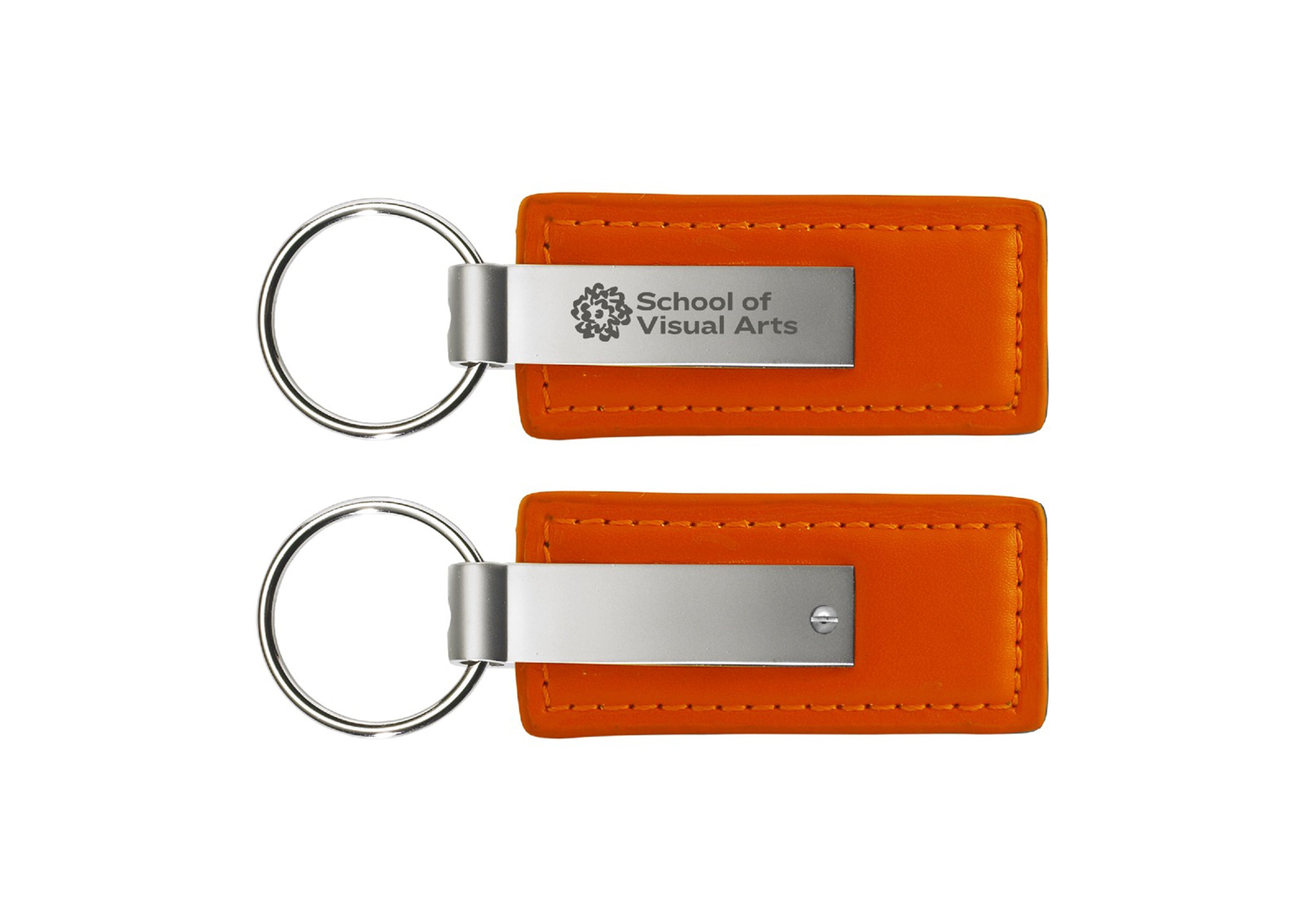 SVA Ringside Logo Leather and Metal Key Chain (Multiple Colors)