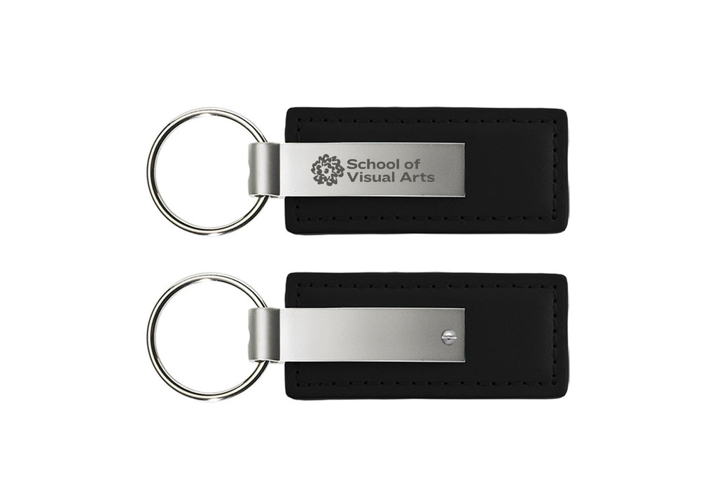 SVA Ringside Logo Leather and Metal Key Chain (Multiple Colors)