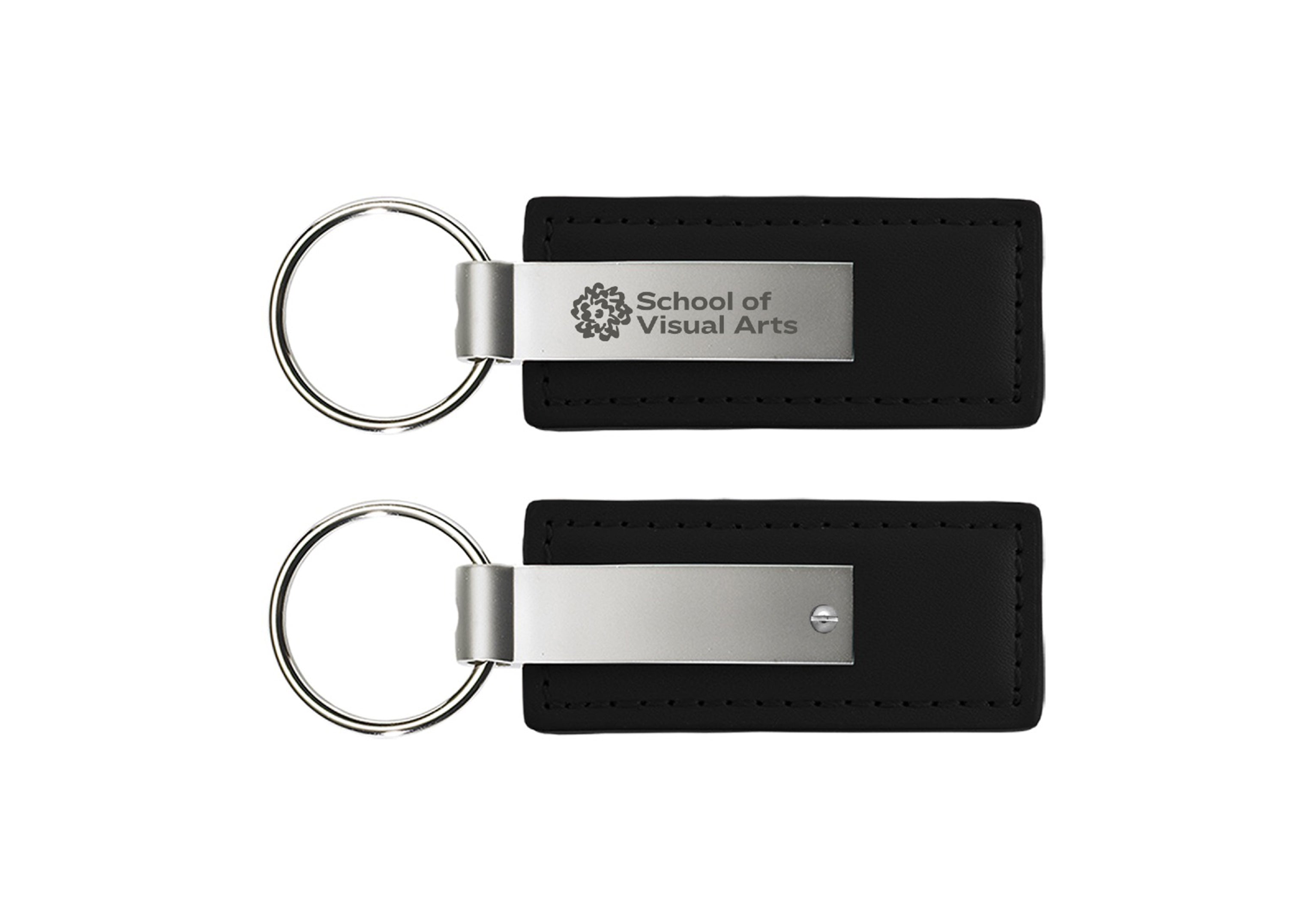 SVA Ringside Logo Leather and Metal Key Chain (Multiple Colors)