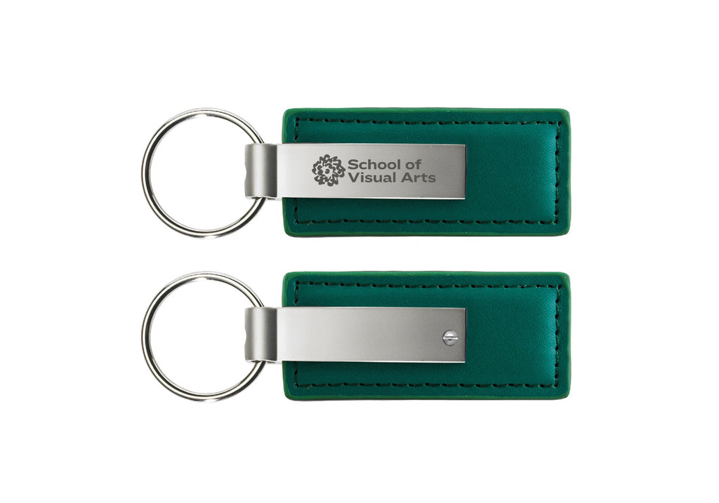 SVA Ringside Logo Leather and Metal Key Chain (Multiple Colors)