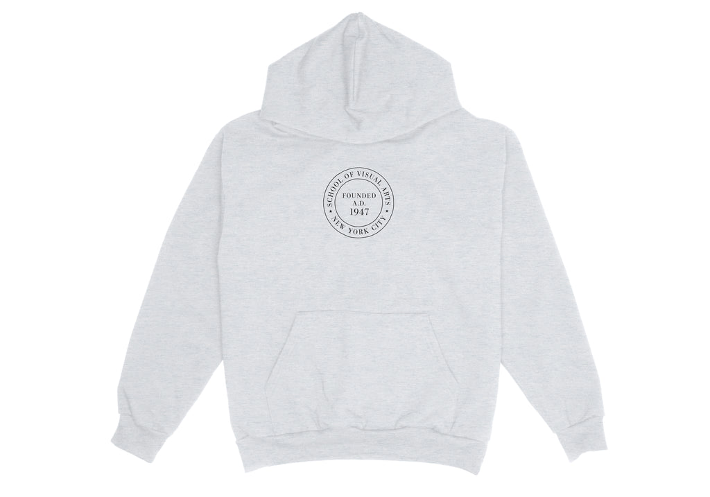 SVA Embroidered Diploma Seal Logo Hoodie (Multiple Colors)