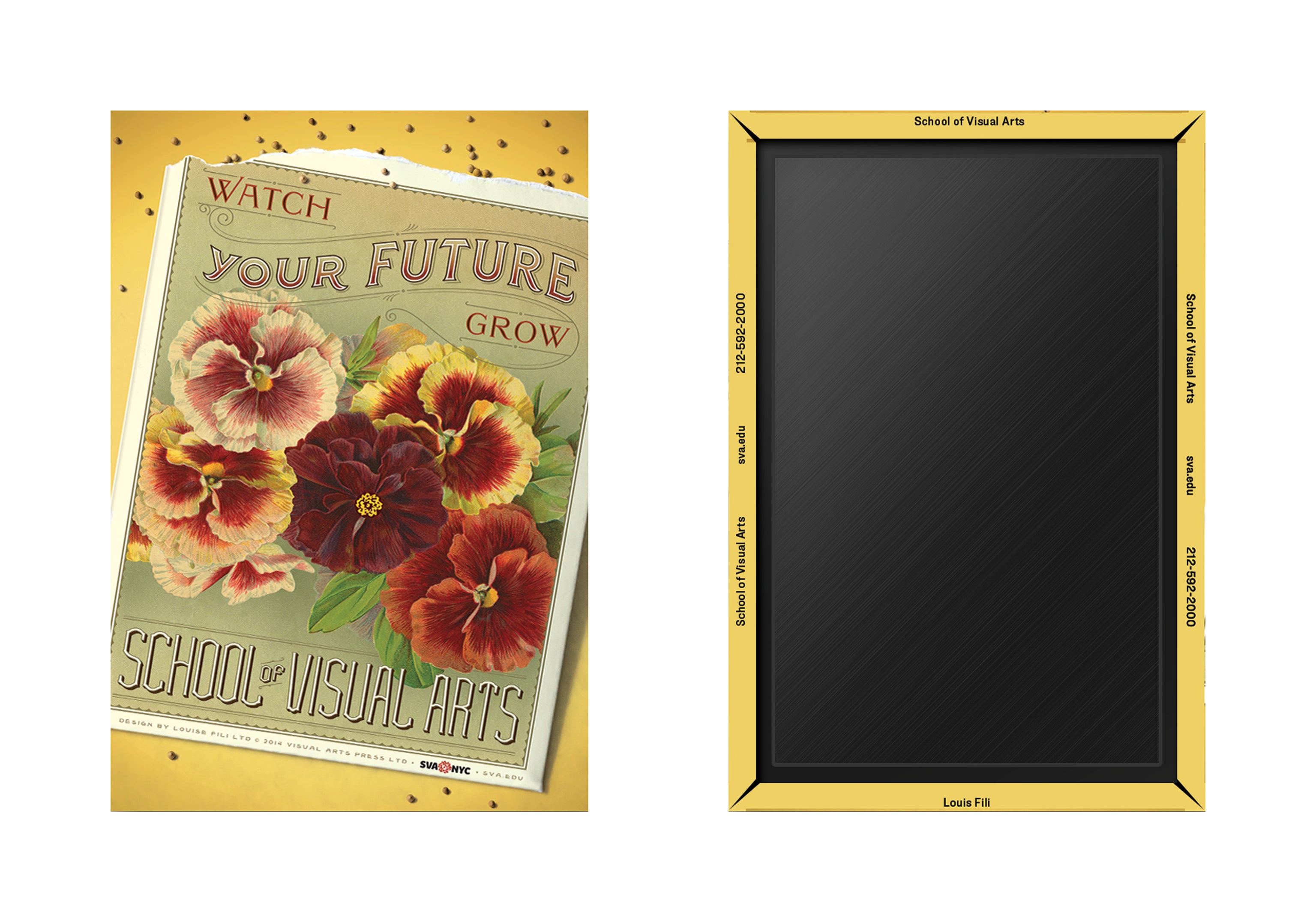 Louise Fili - Seeds Poster Magnet