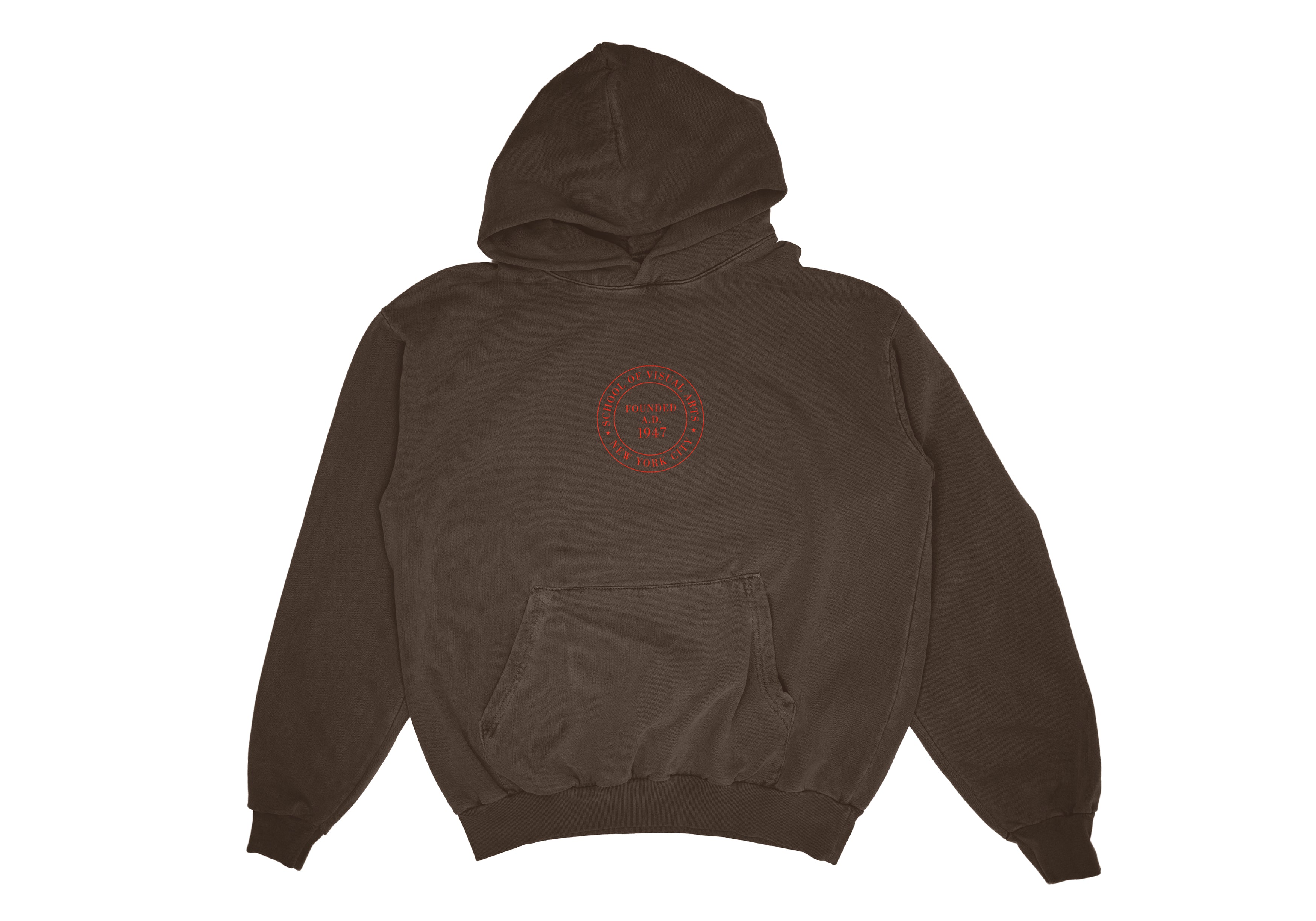SVA Embroidered Diploma Seal Logo Hoodie (Multiple Colors)