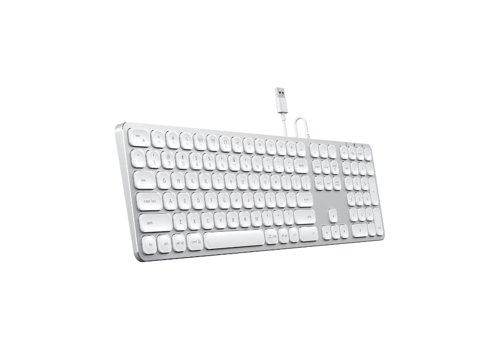 Satechi Slim USB-A Wired Keyboard - Silver