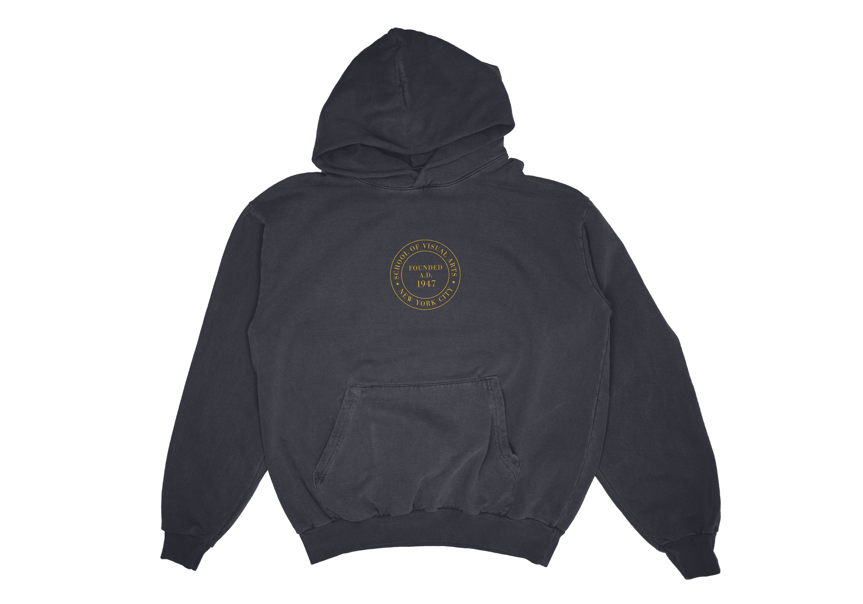 SVA Embroidered Diploma Seal Logo Hoodie (Multiple Colors)