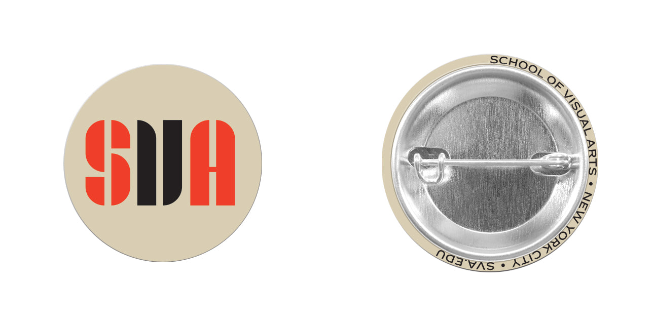 SVA Typeface Buttons (Multiple Styles)