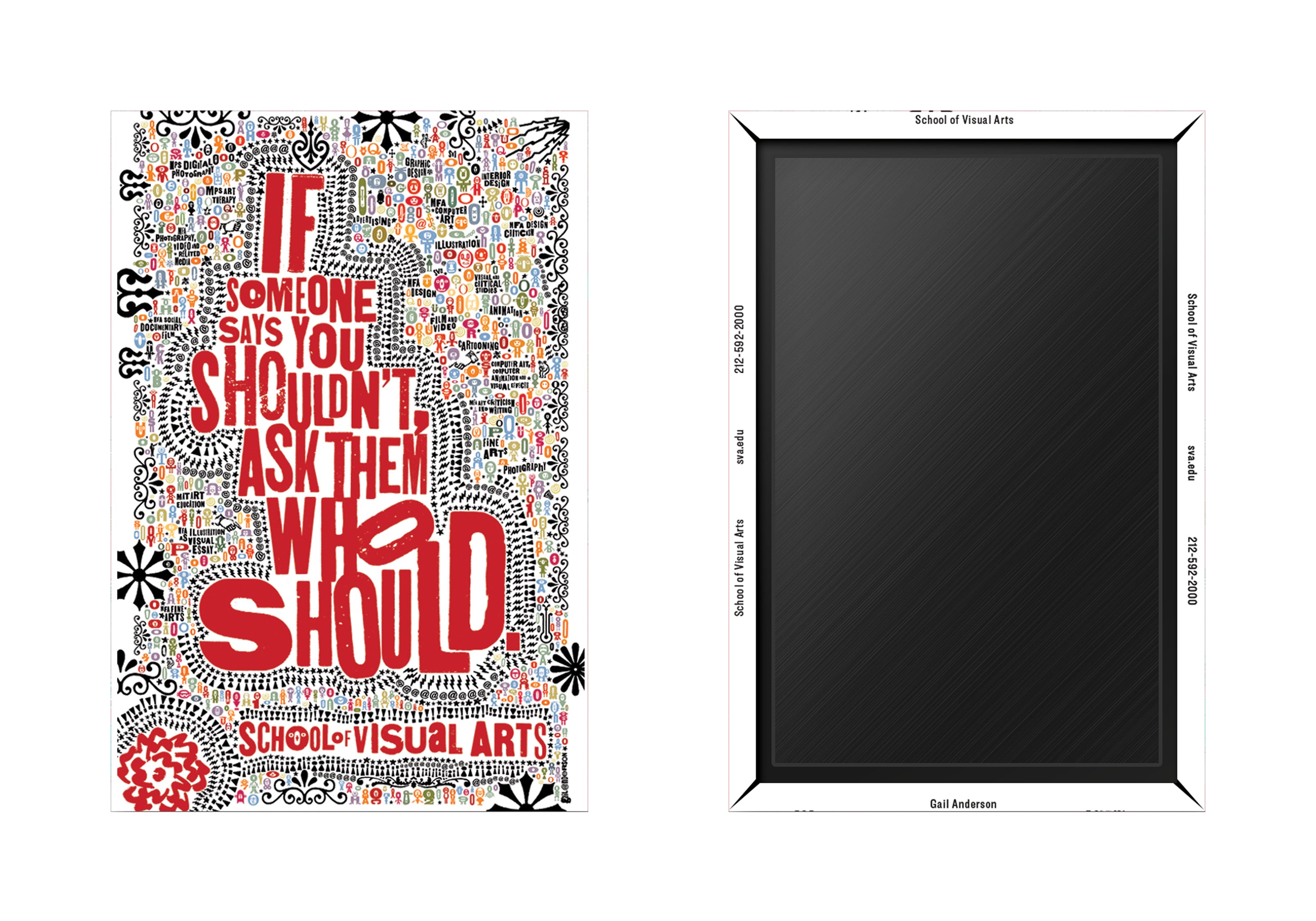 Gail Anderson - If Somebody... Poster Magnet